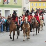 Festzug mit Pferden (1000 Jahrfeier)